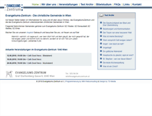 Tablet Screenshot of evangeliumszentrum.at
